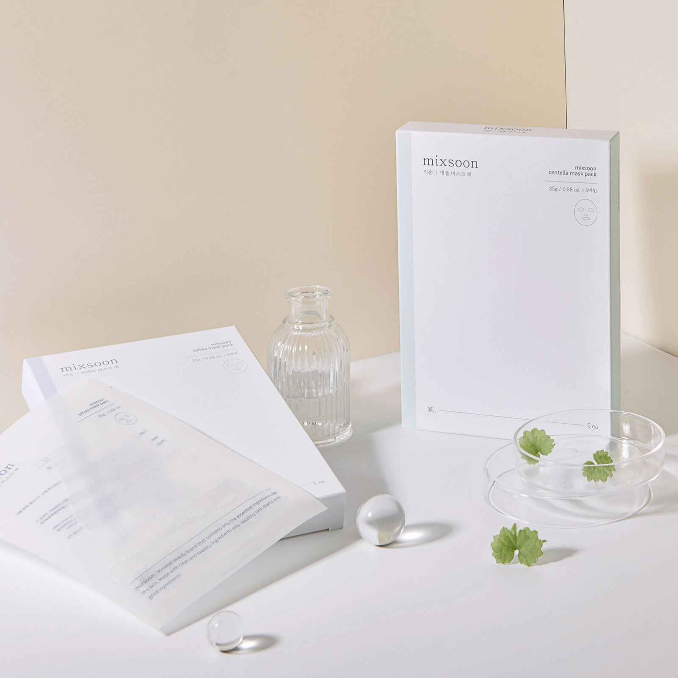 MIXSOON Centella Mask pack 25g X 5ea - Korean Cosmetics by EPEUL | K-Beauty Store in Casablanca