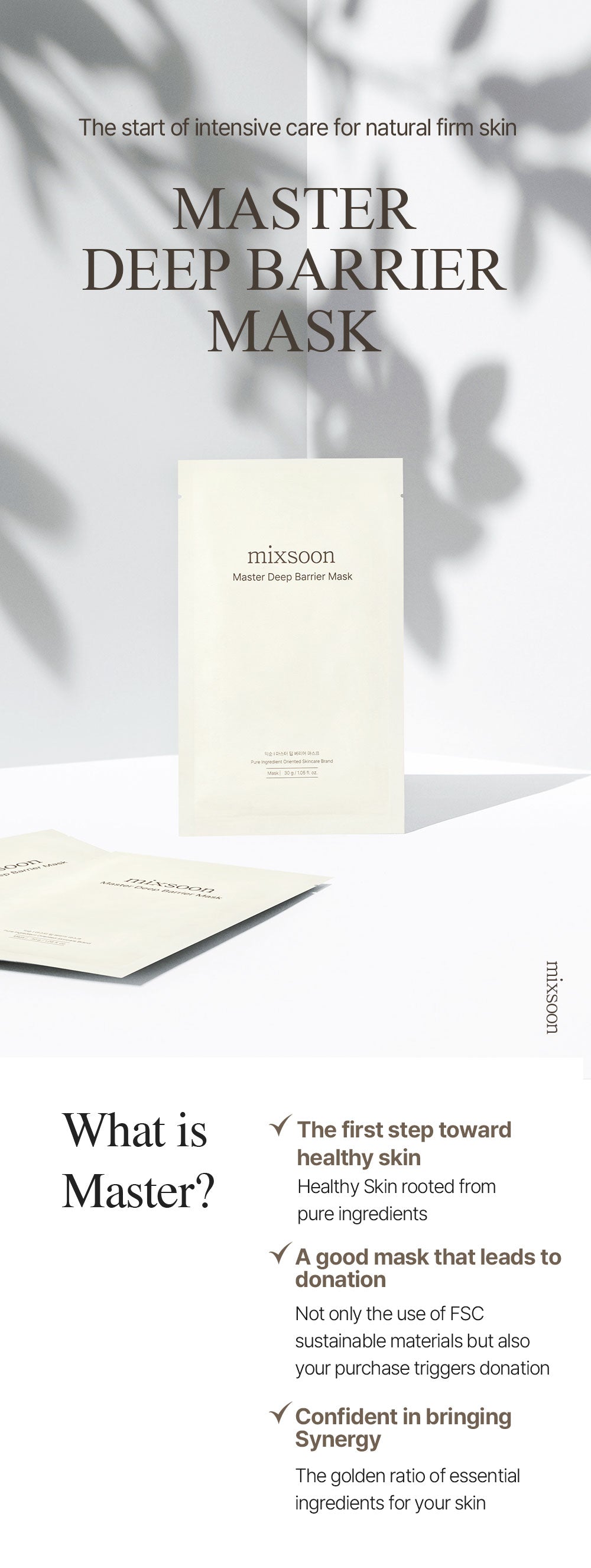MIXSOON MASTER Deep Barrier mask 30g X 1ea