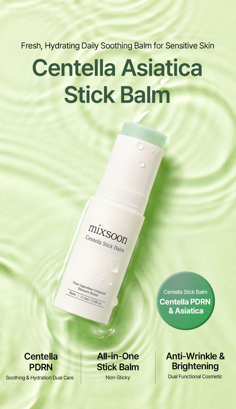 MIXSOON Centella Stick Balm 11.5ml