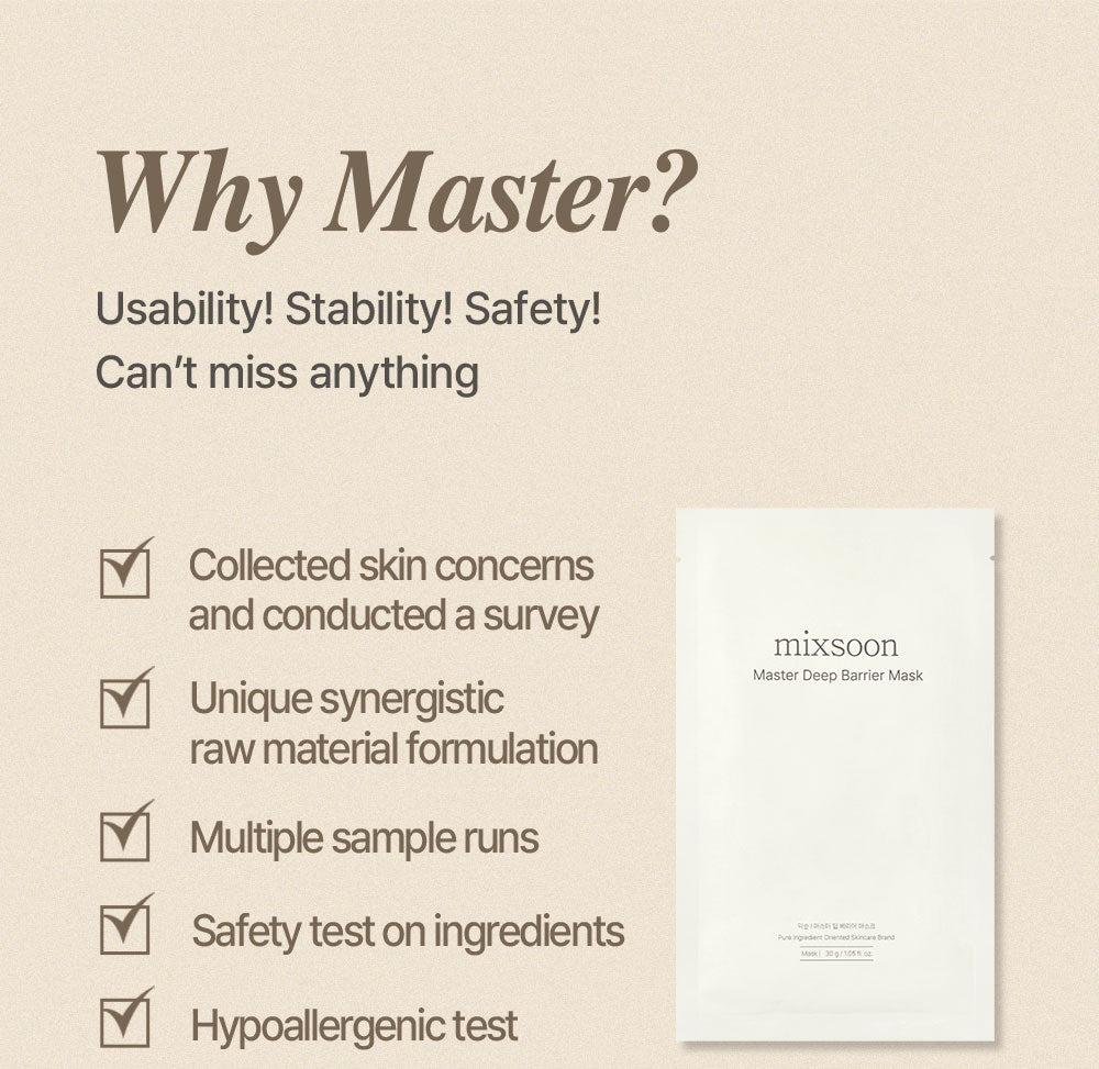 MIXSOON MASTER Deep Barrier mask 30g X 1ea