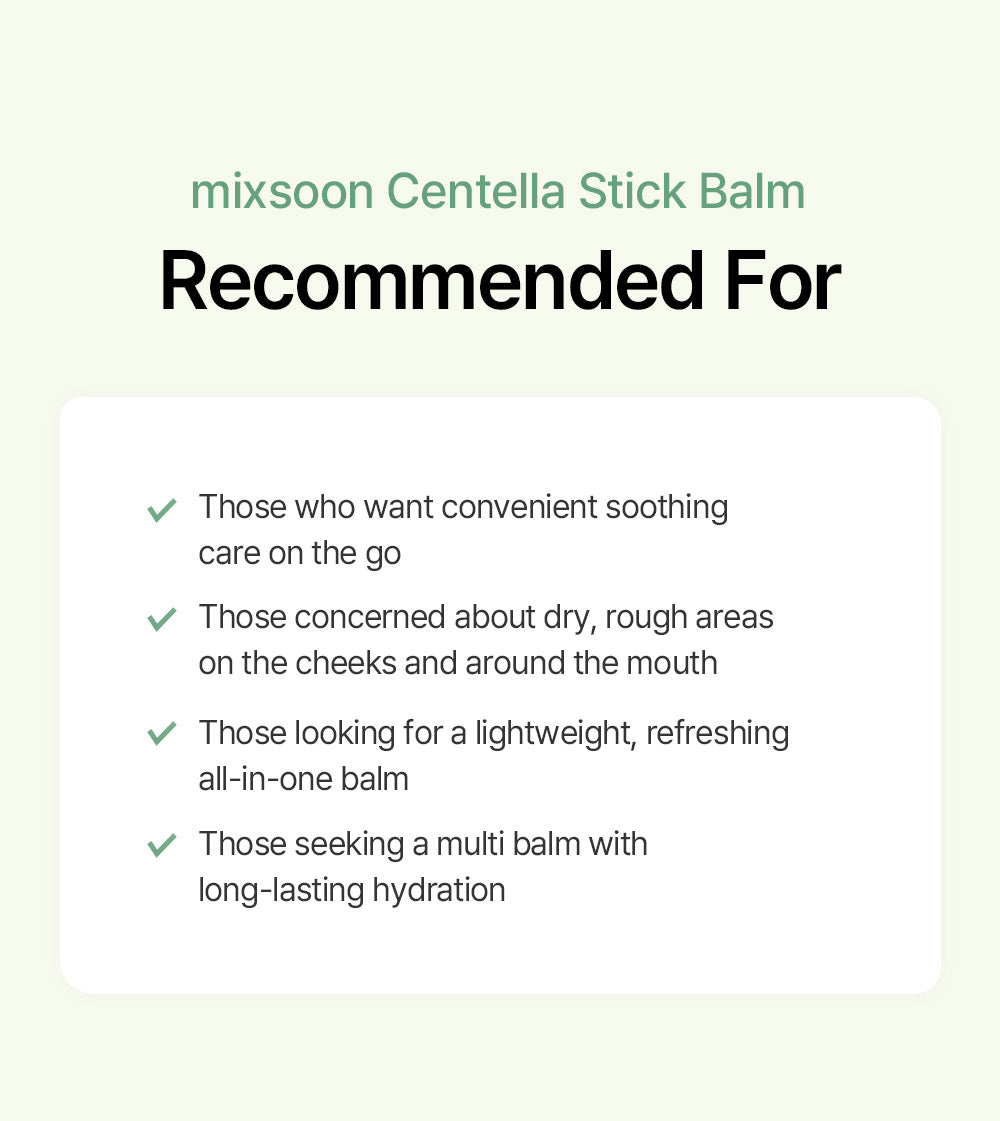 MIXSOON Centella Stick Balm 11.5ml