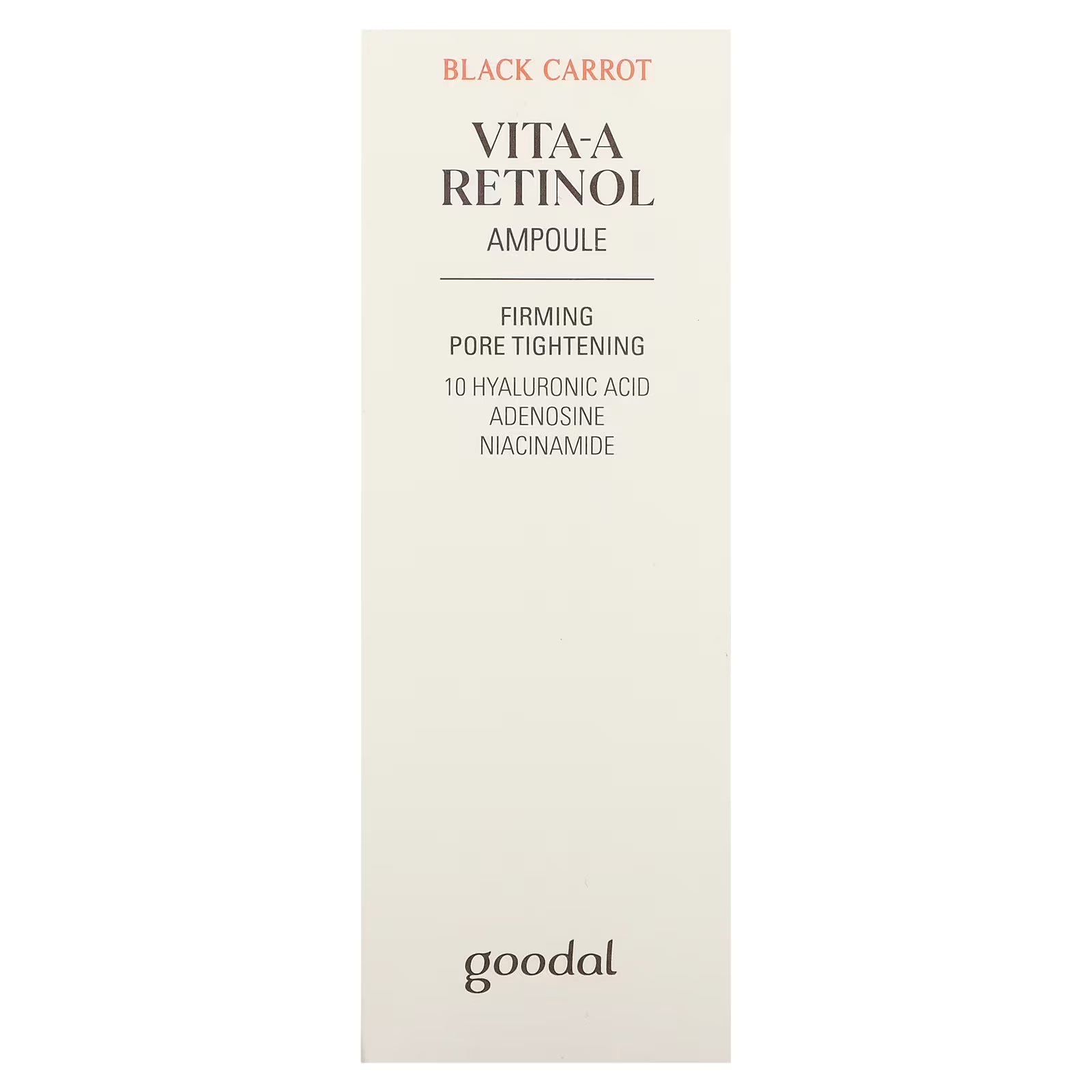 GOODAL BLACK CARROT VITA-A RETINOL FIRMING AMPOULE 30ml