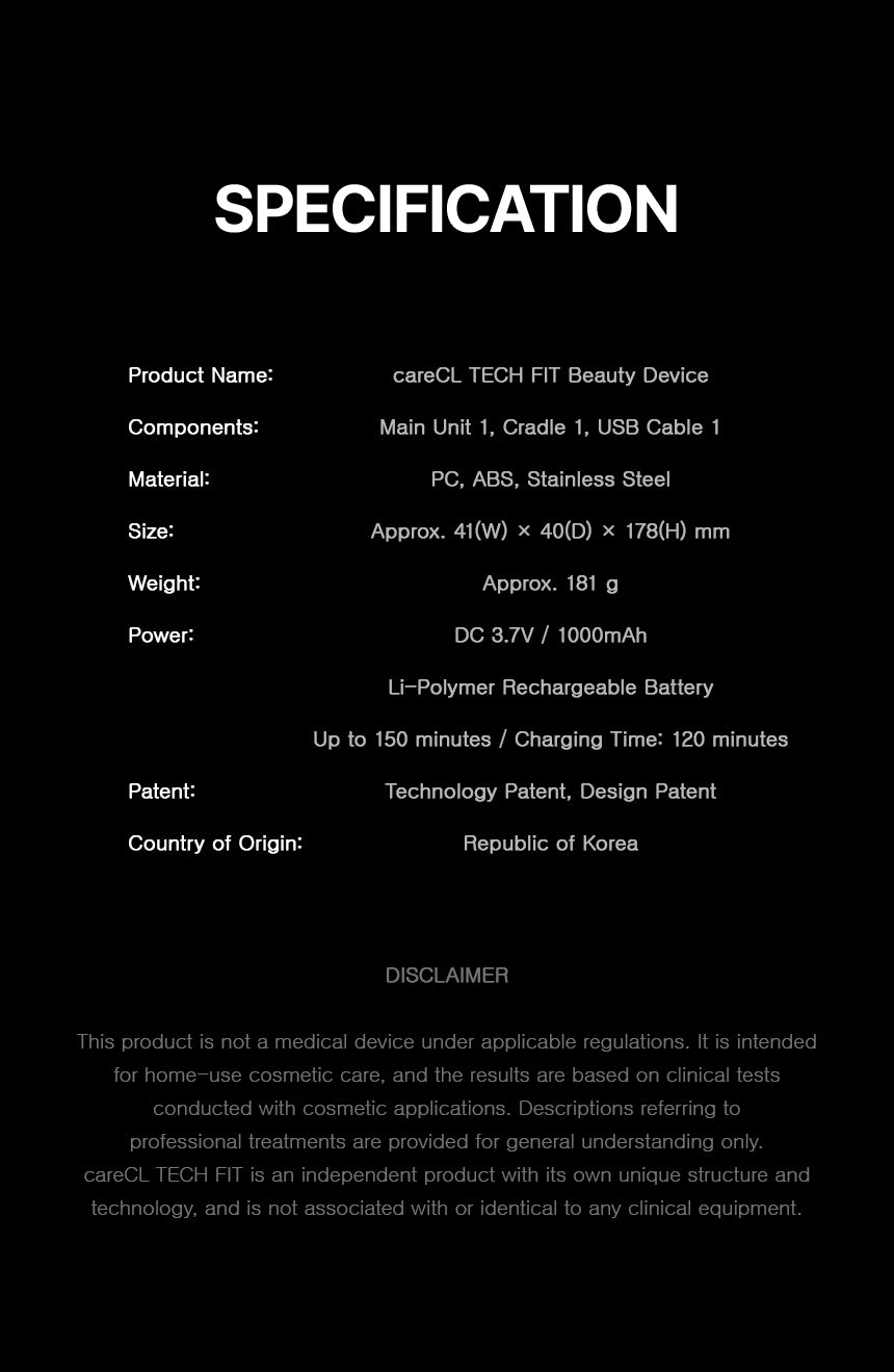 CARECL TECH FIT Package