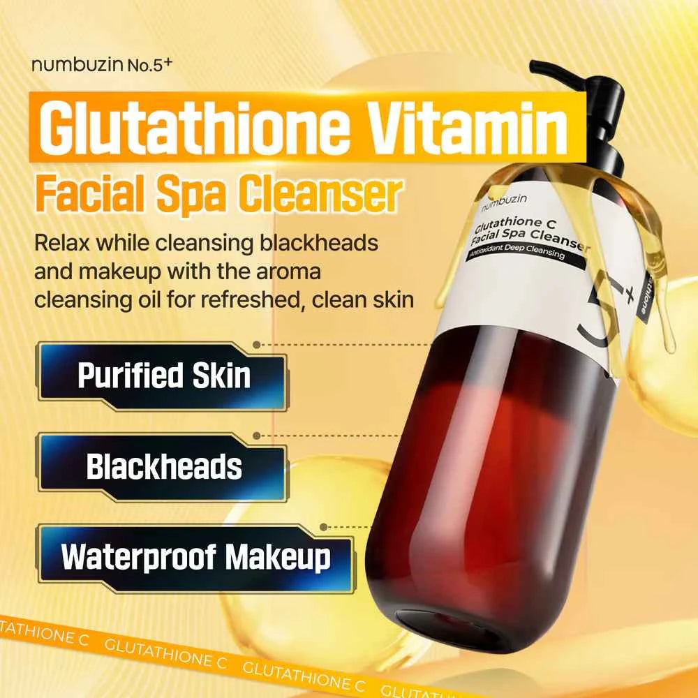 glutathione cleanser korean NUMBUZIN No.5+ Glutathione C Facial Spa Cleanser