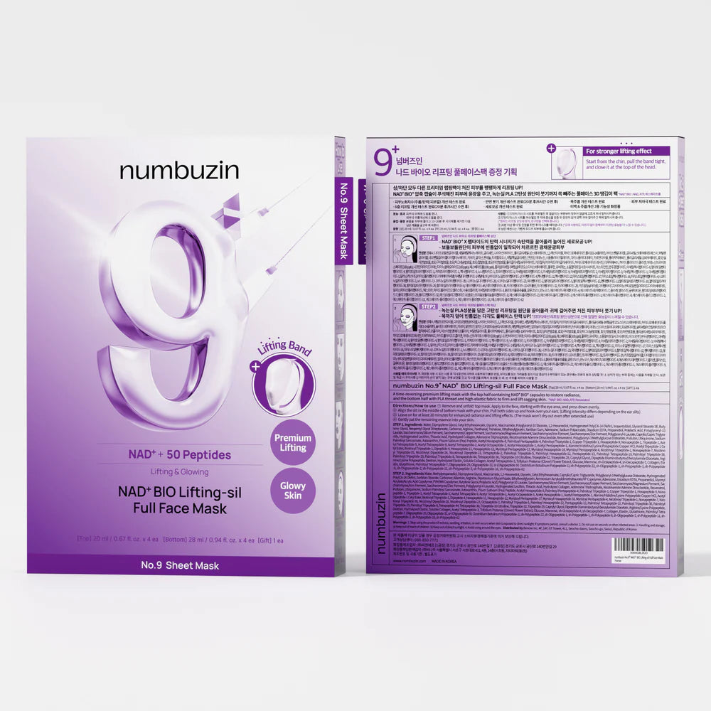 NUMBUZIN No.9+ MNM BIO Lifting-sil Full Face Mask