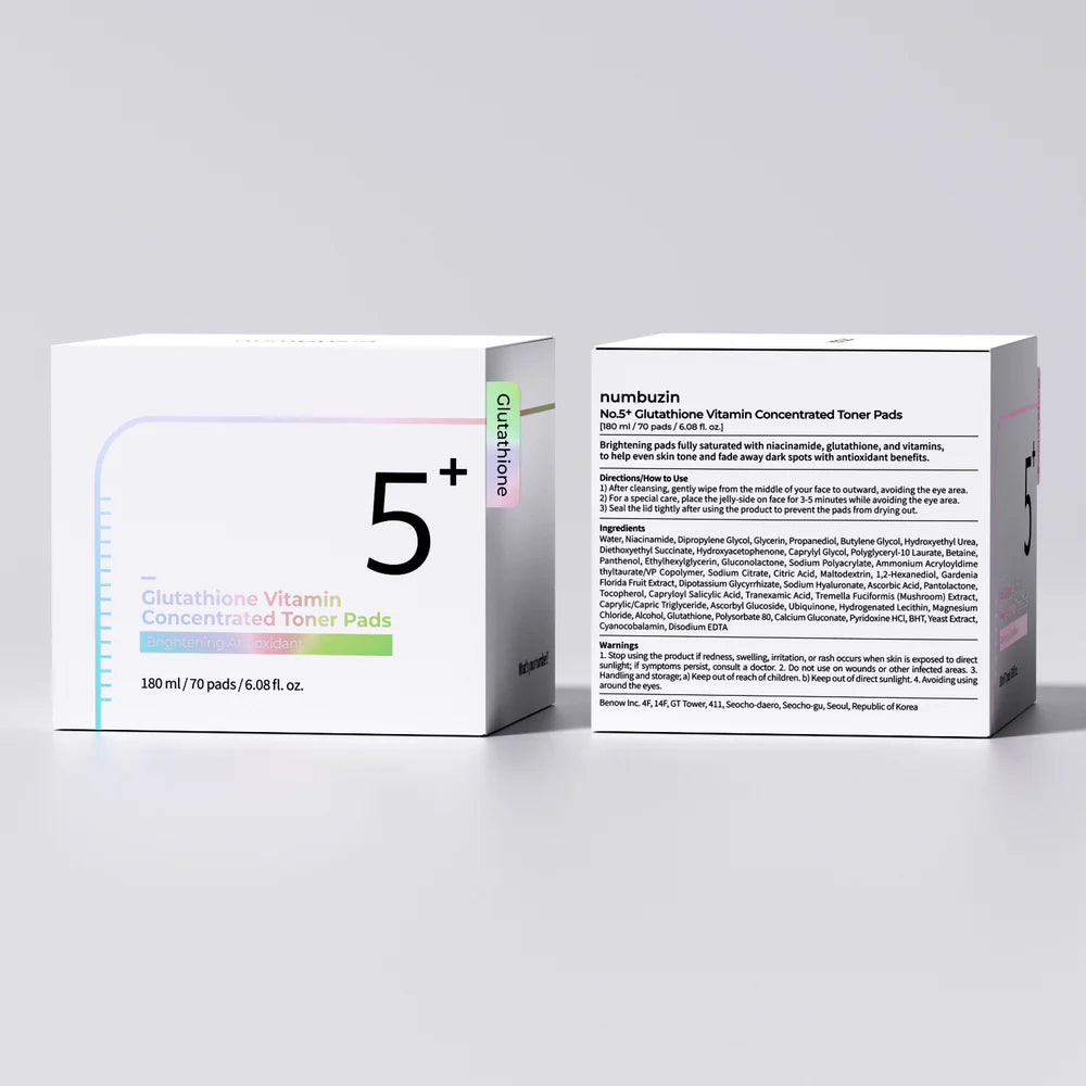NUMBUZIN N°5+ Tampon concentré de vitamine-niacinamide 70 tampons