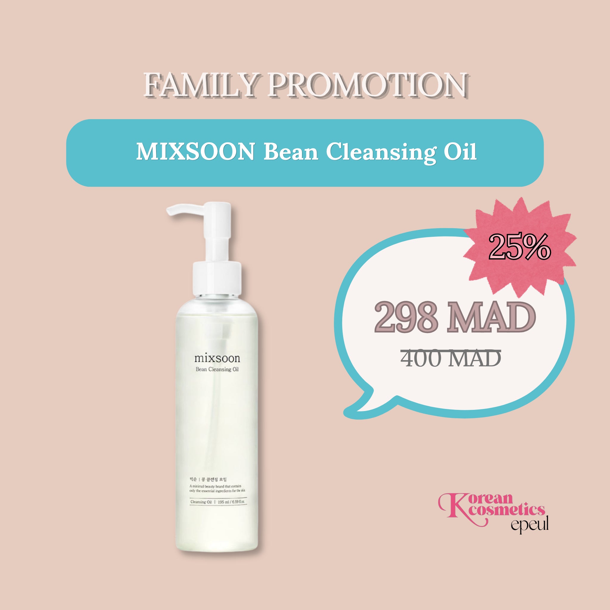 MIXSOON Bean Cleansing Oil 195ml