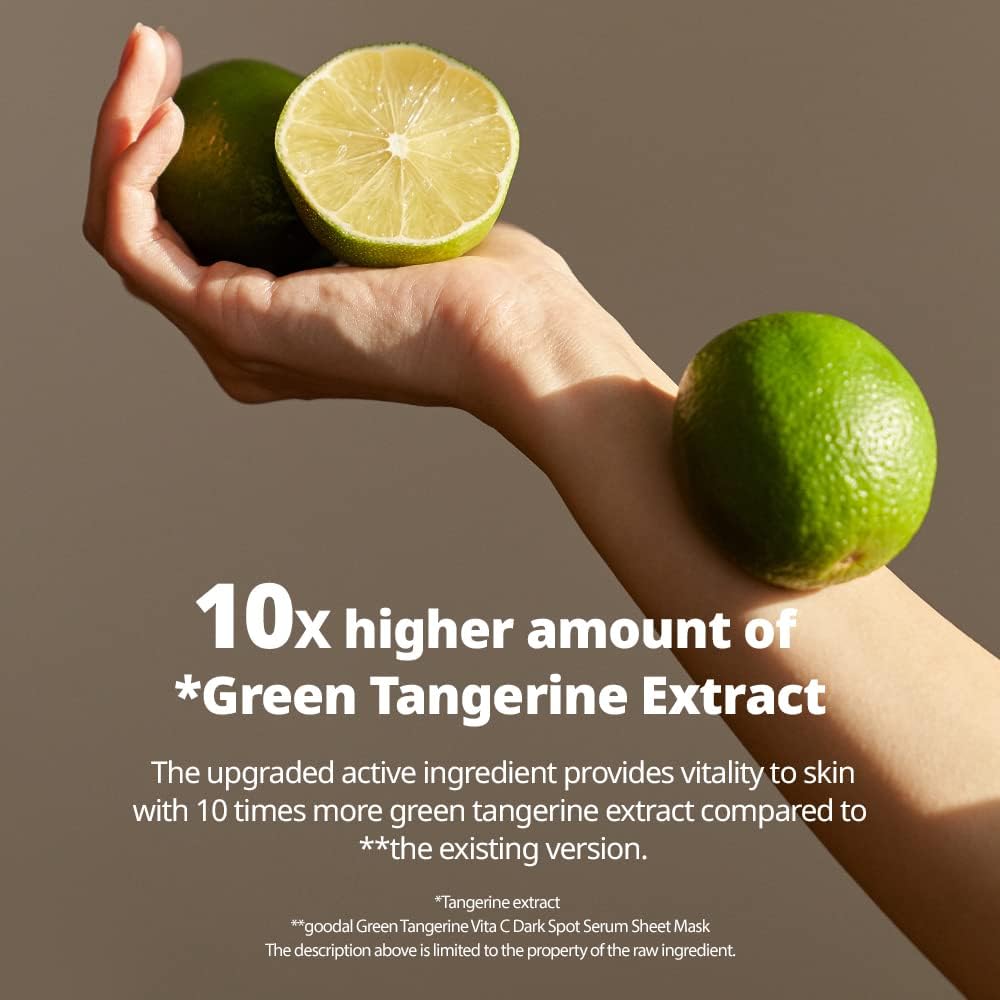 Masque en feuille sérum Vita C à la mandarine verte GOODAL