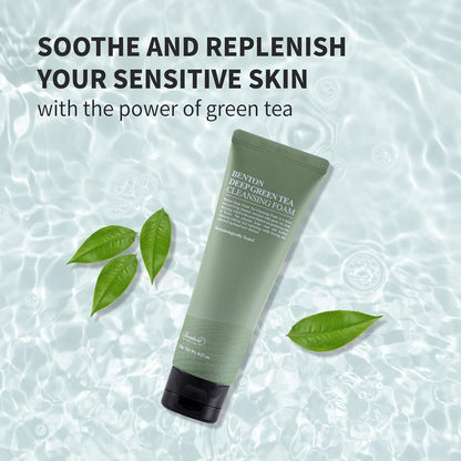 BENTON Deep Green Tea Cleansing foam 120g