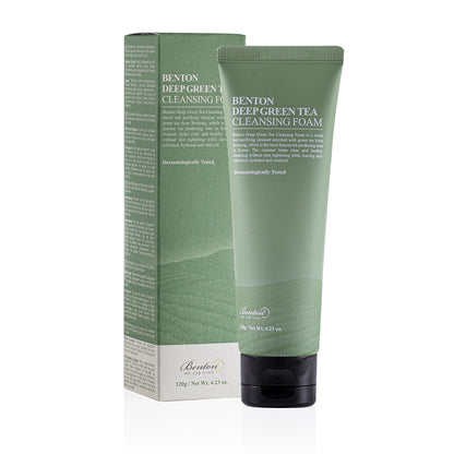 BENTON Deep Green Tea Cleansing foam 120g