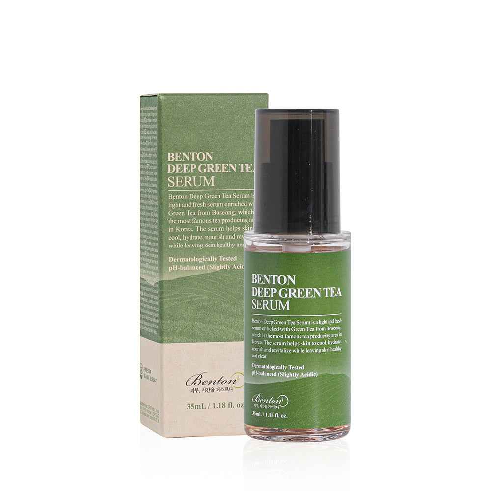 BENTON Deep Green Tea Serum 35ml - Korean Cosmetics by EPEUL | K-Beauty Store in Casablanca