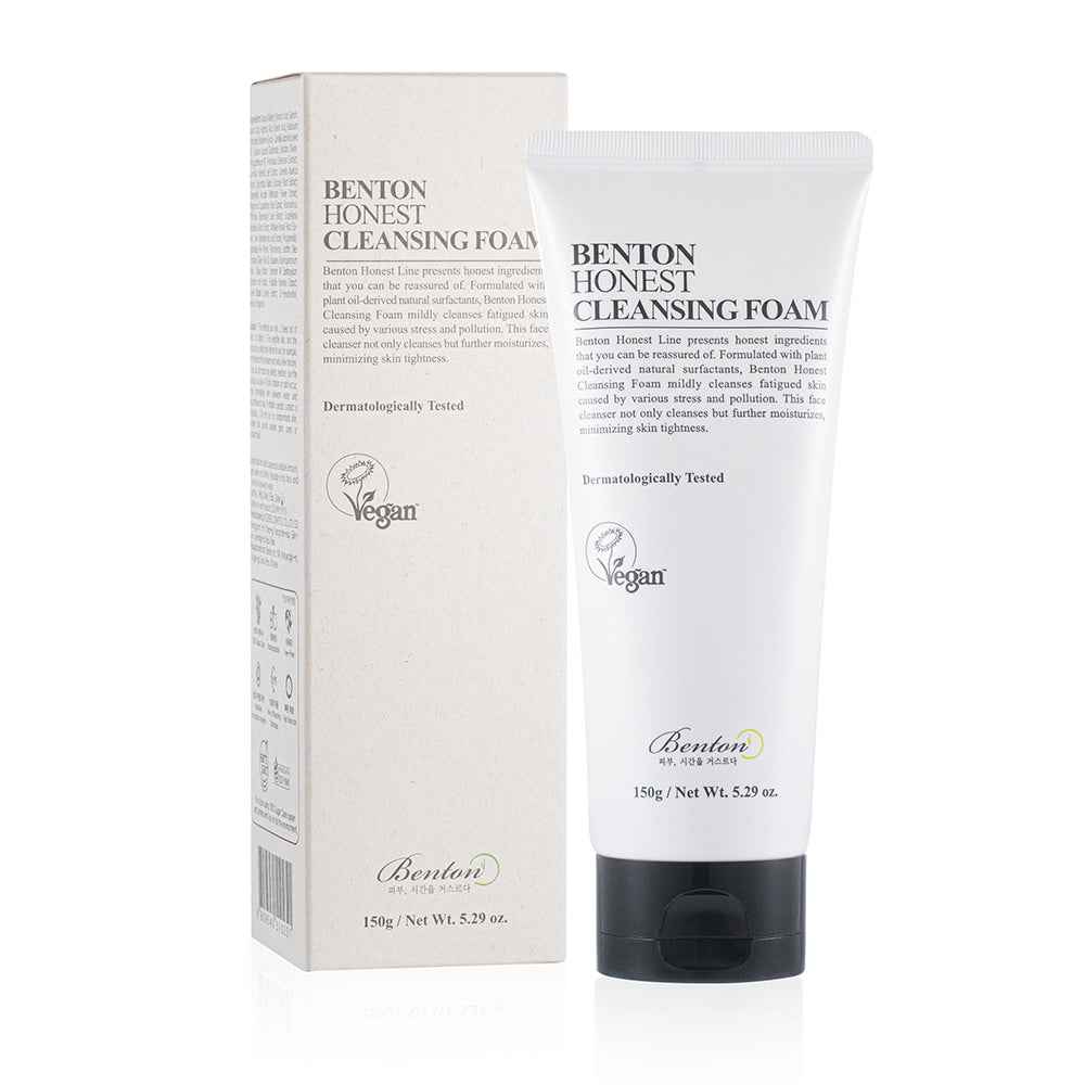 BENTON Honest Cleansing foam 150g - Korean Cosmetics by EPEUL | K-Beauty Store in Casablanca