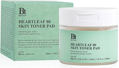 Benton Heartleaf 80 Skin Toner Pad 210ml (70 pad)