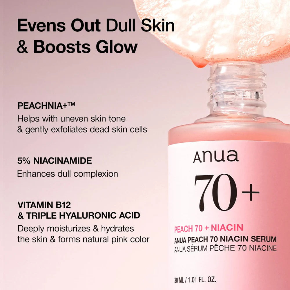 ANUA Peach 70 Sérum Niacine 30 ml