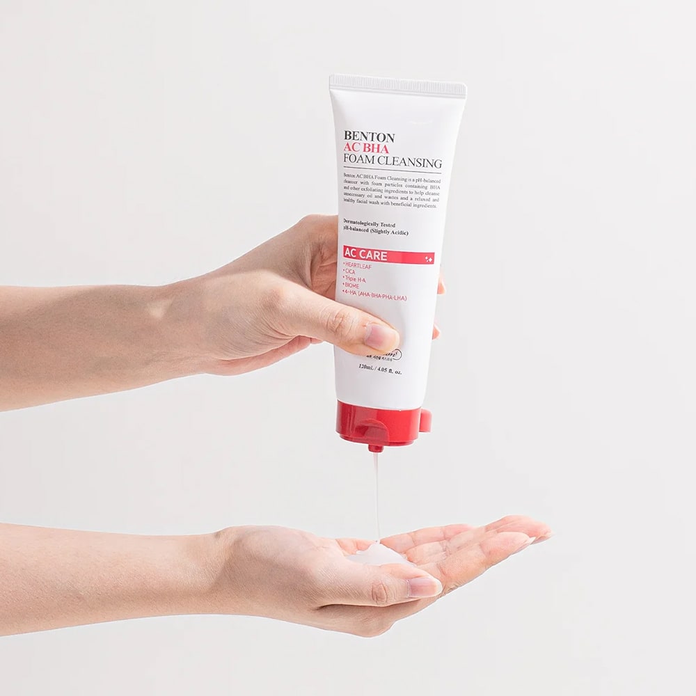 BENTON AC BHA mousse nettoyante 120ml