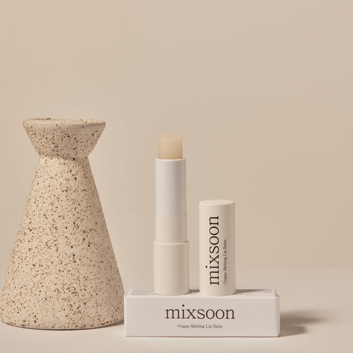 MIXSOON Baume à lèvres fondant Vegan 4.1g / Transparent ​