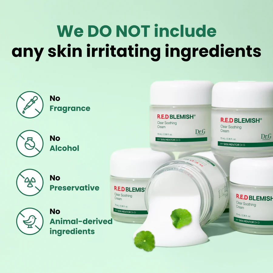 DR.G CRÈME APAISANTE ANTI-IMPERfections Rouges 70 ml