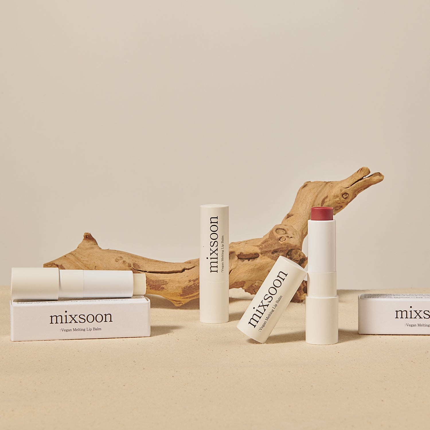 MIXSOON Vegan Melting lip balm 4.1g / Clear