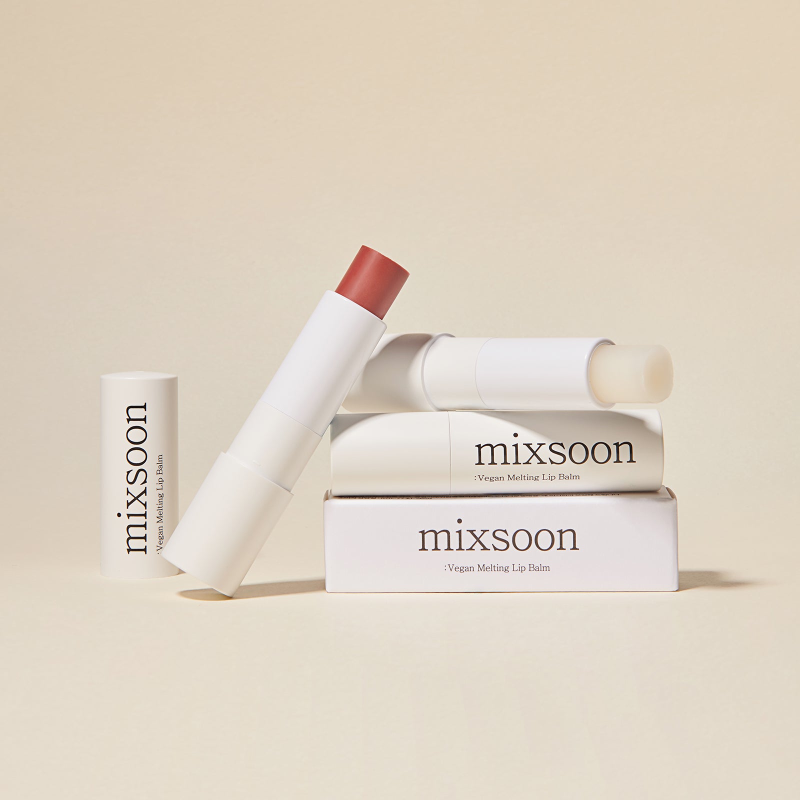 MIXSOON Vegan Melting lip balm 4.1g / Clear