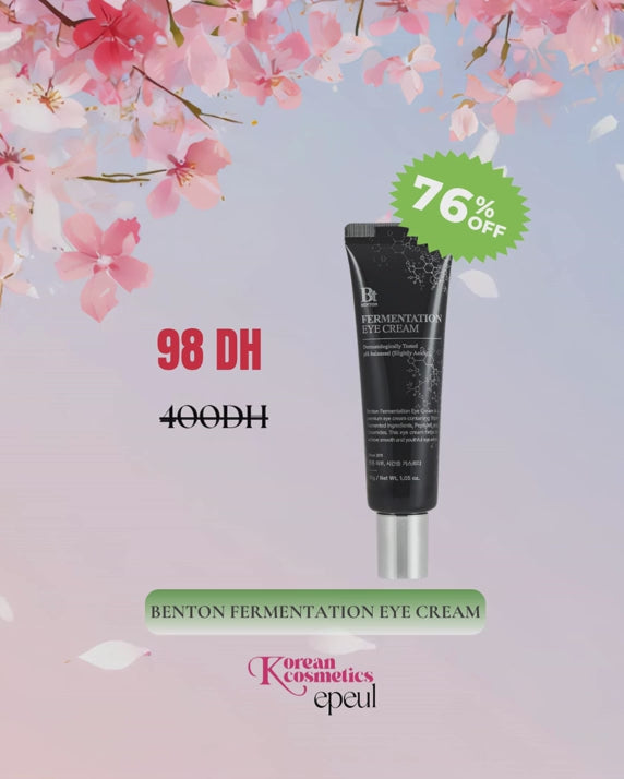 Charger la vidéo : BENTON Fermentation Eye cream 30g