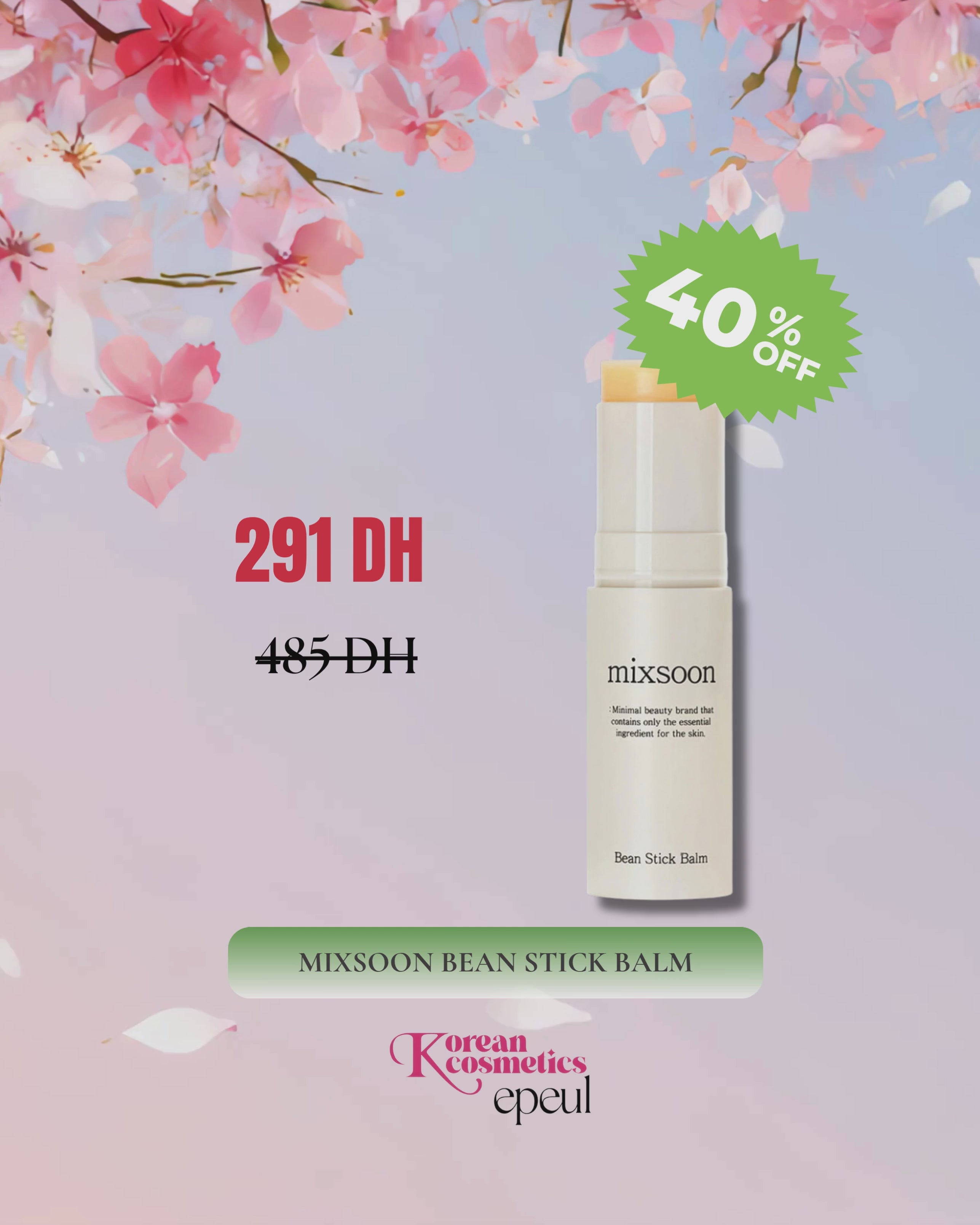 Charger la vidéo : MIXSOON Baume en bâton de haricots 11,5 ml