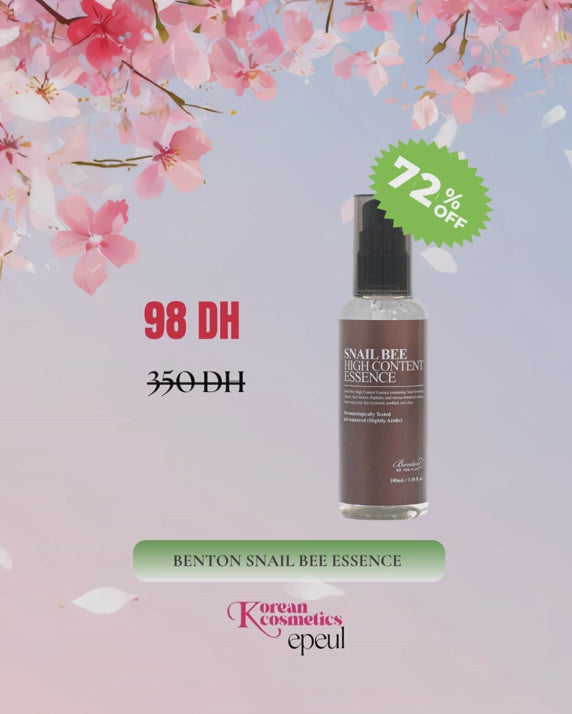 Charger la vidéo : BENTON Snail Bee High Content essence 100ml